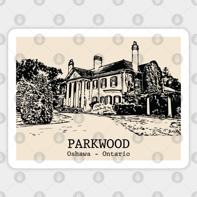 Parkwood - Oshawa ON Magnet by Lakeric